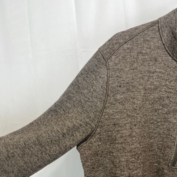 TOAD & CO Outbound 1/4 Zip Pullover Sweater Knit Top Brown Size L - Picture 5 of 10